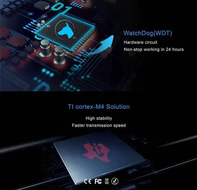 Alt view image 3 of 6 - USR-N510 RS232 RS485 RS422 10/100Mbps Industrial Serial Ethernet Converter High-Level Serial Port Protection Serial Server Device Supports Watchdog Modbus RTU to Modbus TCP