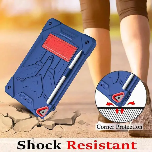 Alt view image 4 of 6 - for iPad Air 5th Generation Case 10.9 inch with Kickstand Lanyard Keychain Silicone Cute Fidget Bubble Case for Girls Women Pop Protective Tablet Cover for iPad Air 5th/4th 2022 2020 10.9