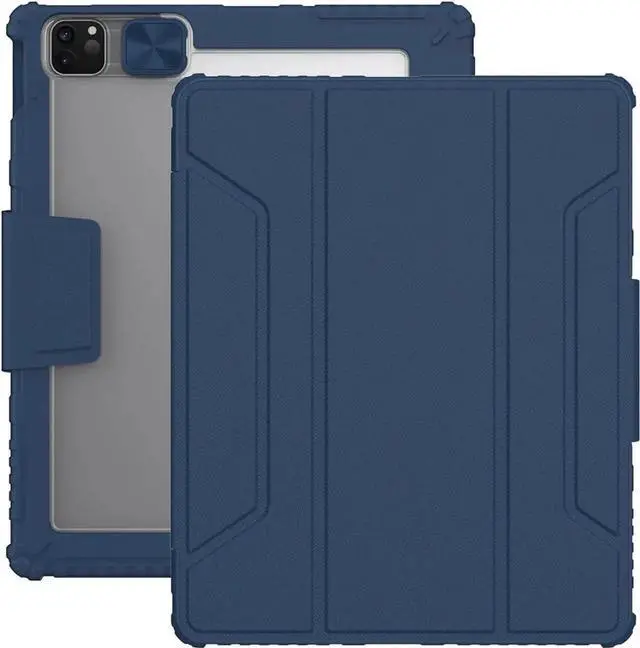 Main image of JAENFONG Case for 2024 iPad Pro 11-Inch M4 (2024, 5th Gen), Durable Shockproof Strong Protective Cover with 360° Rotating Stand - Hand Strap - Shoulder Strap - Pencil Holder