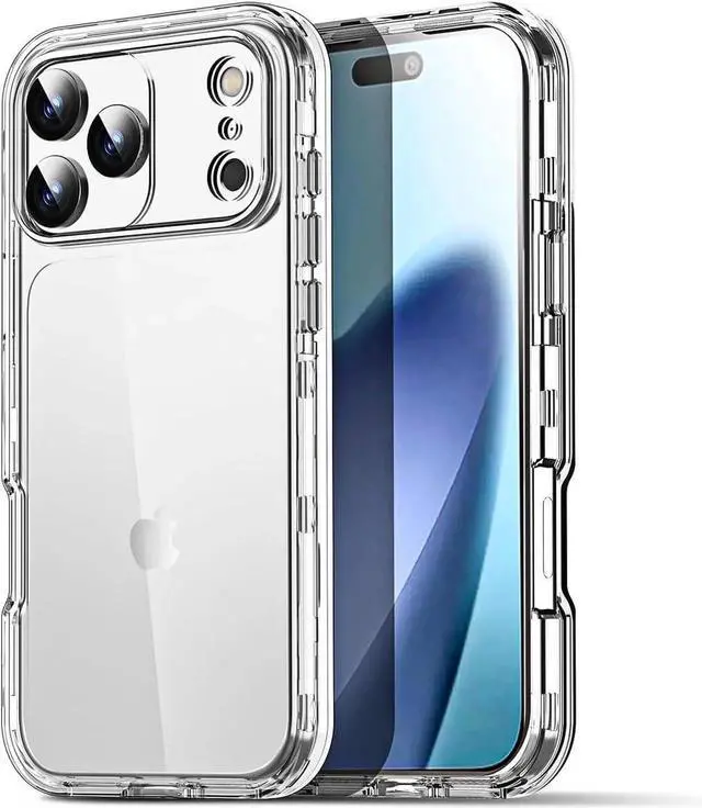 Main image of for iPhone 17 Pro Max Clear Case(6.9) Heavy Duty Drop Protection Full Body Rugged Shockproof/Dust Proof 3-Layer Military Protective Tough Durable Phone Cover for iPhone 17 Pro Max 2025