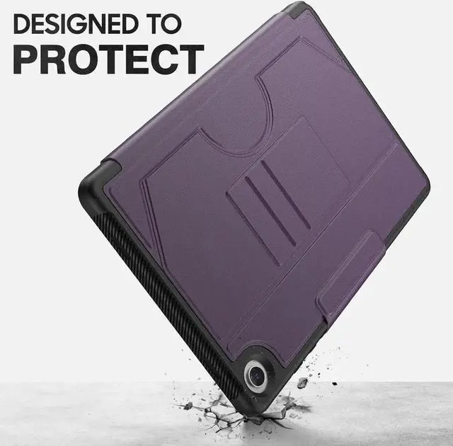 Alt view image 2 of 7 - JAENFONG for Galaxy Tab A9+ Plus Case 11 inch with Strong Magnetic, Protective Cover with Multi-Angle Stand, Upgrade PU Leather for A9+ Plus Tablet Case SM-X210 X216 X218, Purple