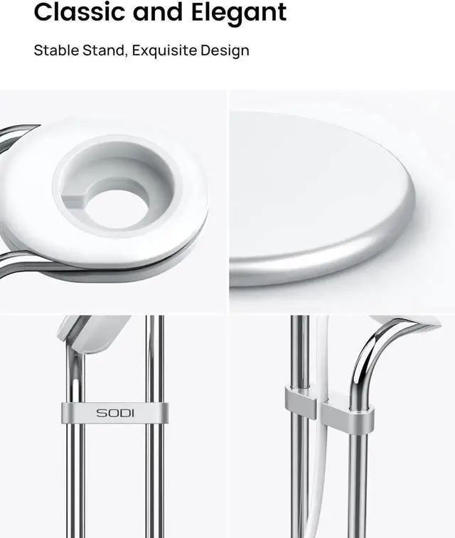 Alt view image 3 of 7 - JAENFONG for Apple Watch Stand, Watch Charging Dock Station for Desk, Watch Charger Nightstand Holder Compatible with Apple Watch Series Ultra2/Ultra/9/8/SE2/7/6/SE/5/4/3/2/1