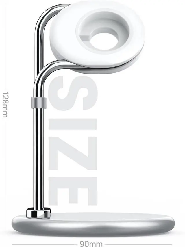 Alt view image 2 of 7 - JAENFONG for Apple Watch Stand, Watch Charging Dock Station for Desk, Watch Charger Nightstand Holder Compatible with Apple Watch Series Ultra2/Ultra/9/8/SE2/7/6/SE/5/4/3/2/1