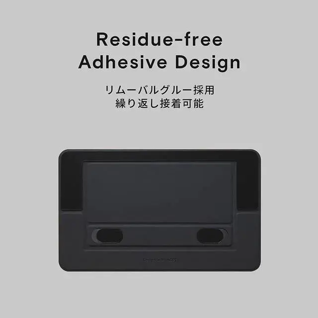 Alt view image 7 of 7 - JAENFONG MOFT Invisible Airflow Laptop Stand with Open Design for Heat Dissipation, Adjustable Dual Angles, Reusable and Residue-Free, Compatible with Laptops up to 16", Jet Black