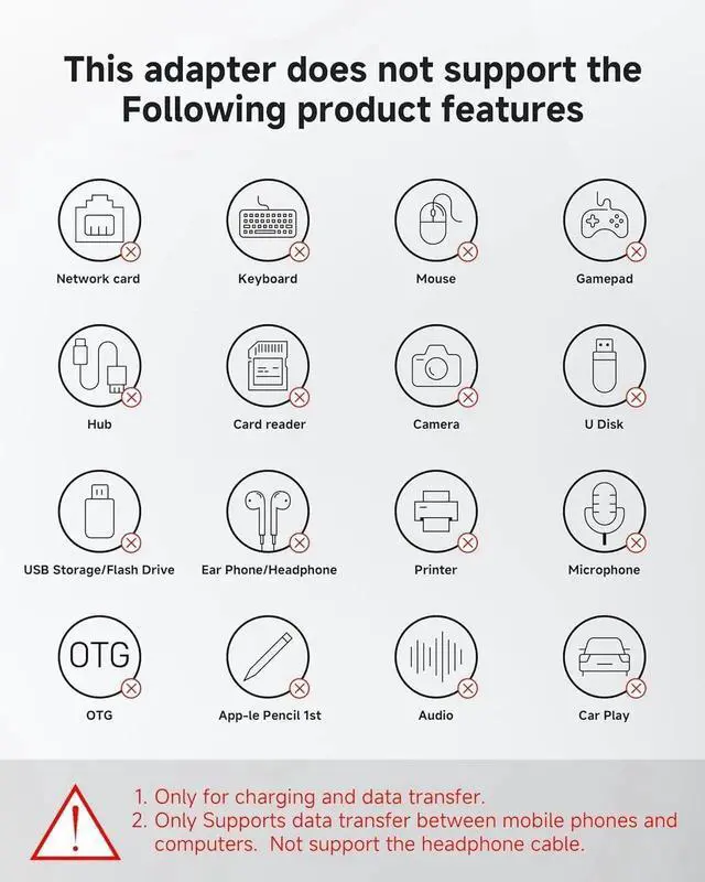 Alt view image 6 of 7 - MFi Certified 27W USB C to Lightning Adapter (2 Pack) - Fast Charging Data Sync Lightning to USB Type C Cable Adapter for iPhone14/13/12 Series iPad AirPods with Anti-Lost Loop Not for Audio/OTG