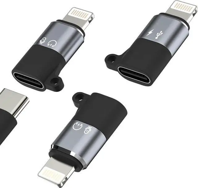 Main image of USB C Female to Lightning Male OTG Audio Adapter(3 pack)for iPhone 14 13 for Type C Headphone Charging Cable Converter Data Transfer Connector Card Reader for iPad Android Compatible for