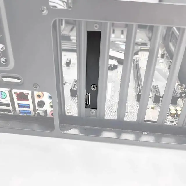 Alt view image 6 of 7 - JAENFONG ADT-R29A PCIe4.0 x4 to SFF-8611/8612 OCuLink Adapter Card 64Gbps with Half and Full Height Baffle Support Chassis External