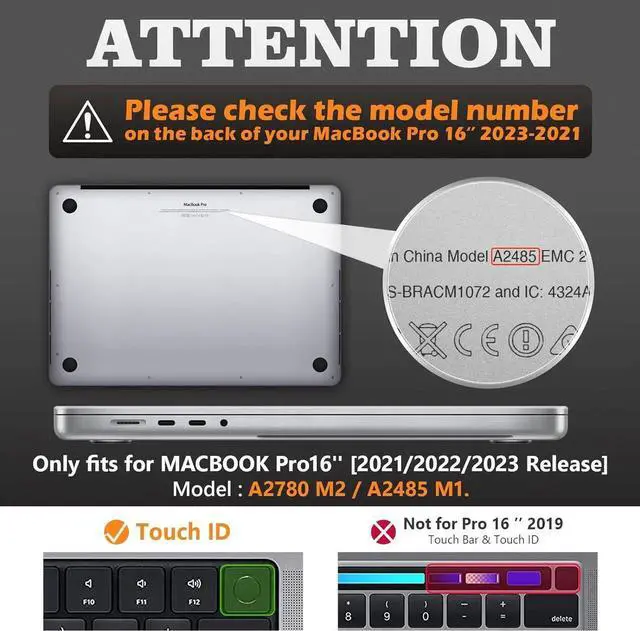 Alt view image 6 of 7 - MBook Pro 16 inch Case 2023/2022/2021 A2991 A2780 A2485, Shock-Absorbing Protection Case with Folding Stand &Mouse Pad/Bag for MBook Pro 16'' M3/M2/M1 A2991 A2780 A2485 (Purple)Compatibility: Exclusiv