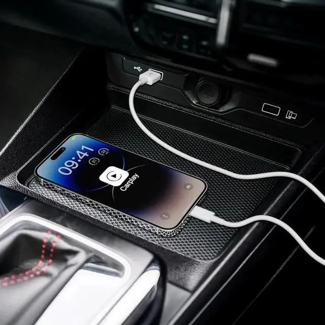 Alt view image 2 of 7 - Car Carplay Cable [ MFi Certified] USB A to Lightning Cable for iPhone 14 13 pro max Plus SE 2nd/12/11/Xs/XR Charging Cords for iPhone (White 3 ft)