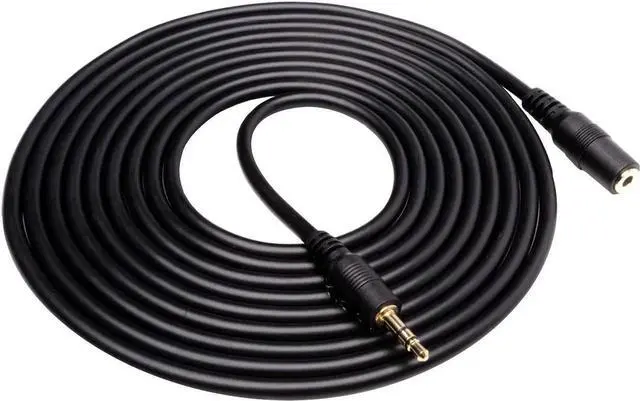 Main image of MC10 3.5mm Audio Cable - 3.5mm TRS Female to Male 10ft Extension Cord for Microphones Headphones and More