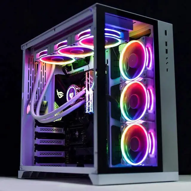 Alt view image 2 of 7 - JAENFONG ID-COOLING ZF-12025-PINK Case Fan 120mm 5V 3 PIN ARGB Cooling Fan MB Sync, 4 PIN PWM Speed Control Fans for Radiator/CPU Cooler/Computer Case