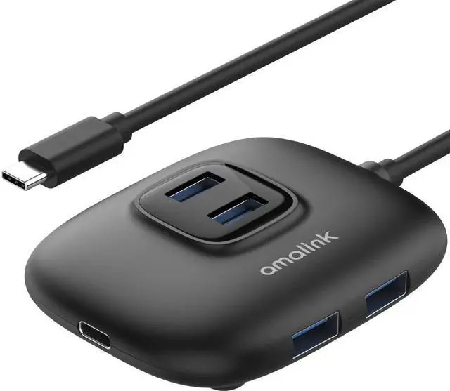 Main image of JAENFONG USB C HUB, Amalink USB Type C to USB Adapter with 4 USB 3.0 Ports,USB C Power Delivery 2.0(65W) for Thunderbolt3, Mac-Book Pro/Air ipad Pro, Chromebook Surface and More