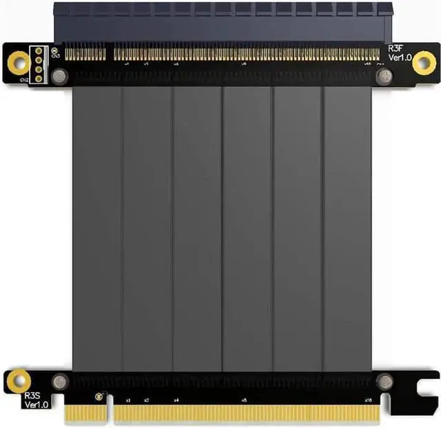 Main image of JAENFONG ADT-LINK PCI-E X16 to 16X 3.0 Male to Female Riser Extension Cable Graphics Card Computer Chassis PCI Express Extender Ribbon 128G/Bps (R33SF 10CM)
