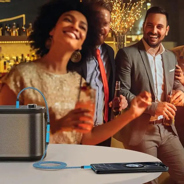 Alt view image 5 of 7 - Headset Extension Cable 2Pack 6FT 4 Pole TRRS 3.5mm Aux Jack Audio Extension Cable Male to Female Aux Adapter Cord Extender for Headphones Smartphones Home/Car Stereos Speaker iPhone iPad iPod