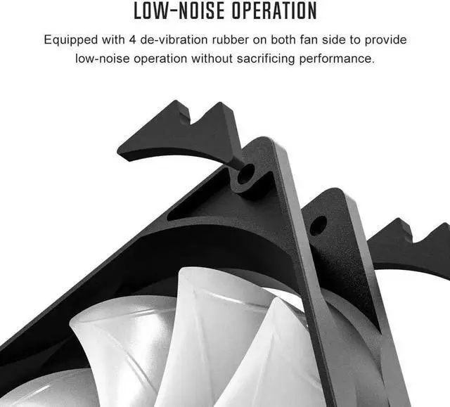 Alt view image 5 of 6 - ID-COOLING XF-12025-ARGB-TRIO 120mm Case Fan ARGB 3 Pack RGB Fans 5V 3-PIN Connector MB Sync Internal Fans Cable Management Silent Fan PWM Fan for CPU Cooler/Radiator/PC Chassis