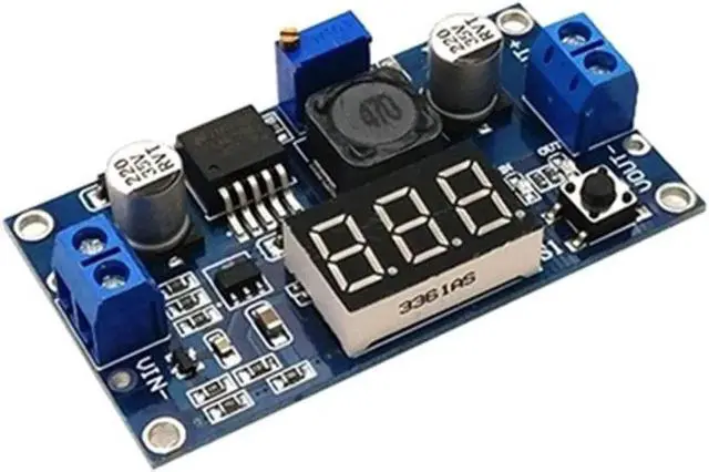 Alt view image 4 of 4 - JAENFONG LM2596 High Efficiency DC to DC Buck Step Down Power Converter Module DC/DC 2.5V-40V to 1.25V-35V 3A Adjustable Voltage Regulator with LED Voltmeter (1 PCS)
