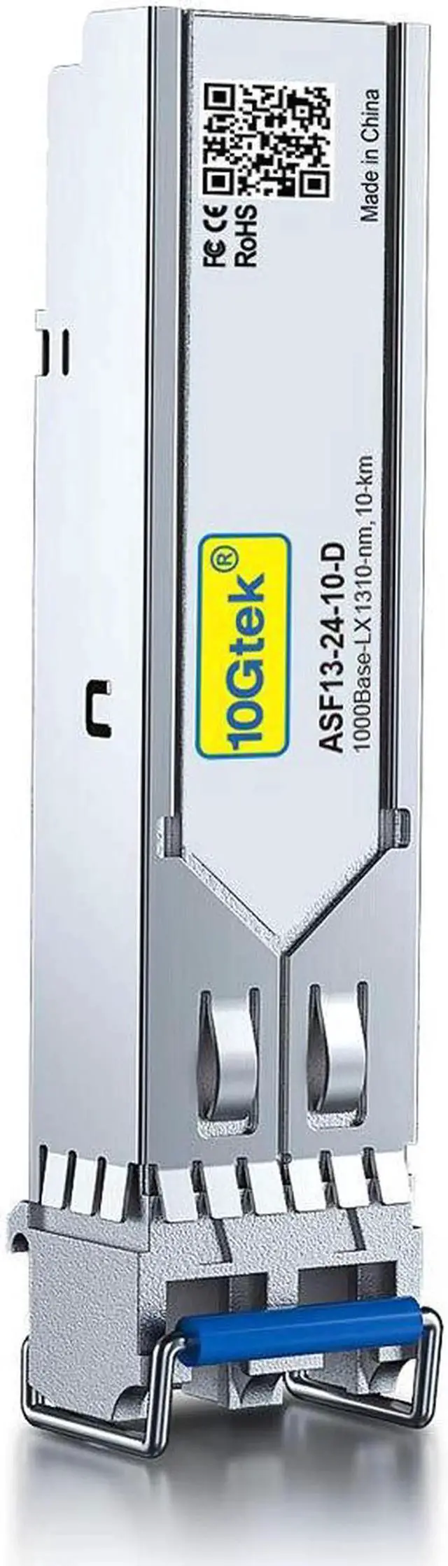 Alt view image 4 of 7 - 1.25G SFP Transceiver 1000Base-LX, 1310nm SMF, up to 10 km, for GLC-LH-SMD, Meraki MA-SFP-1GB-LX10, Ubiquiti UniFi, Fortinet, Mikrotik, D-Link, Netgear, TP-Link TL-SM311LS and More, Pack of 2