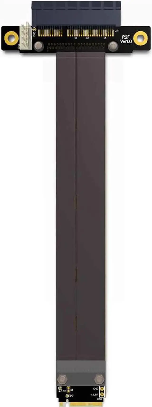 Main image of JAENFONG ADT-LINK Riser PCIe X4 3.0 PCI-E 4X to M.2 NGFF NVMe M Key 2280 Riser Card Gen3.0 Cable M2 Key-M PCI-Express Extension Cord 32G/BPS (30CM,R42SF)