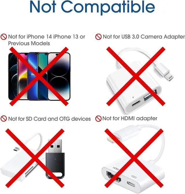 Alt view image 3 of 7 - Female Lightning to Male USB C Adapter Cable Audio Headphone Data Sync PD Charging Converter Compatible with iPhone 16 15 Android Earphone iPad MacBook Not for OTG and Speakers (1 PCS)