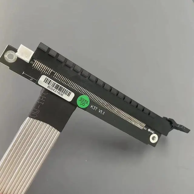 Alt view image 4 of 7 - JAENFONG M.2 NGFF NVMe to PCIE x16 Extension Cable 64G/BPS for STX Motherboard Graphics Card M.2(Ultra SSD, M-Key) NVMe Slot Extension (15cm,K43ST)