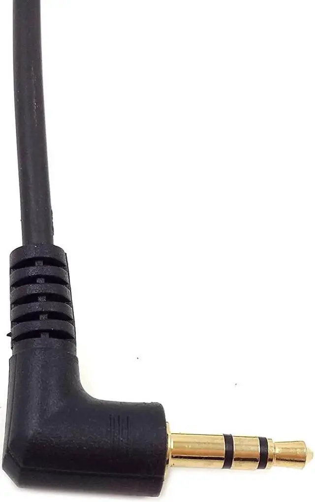 Alt view image 3 of 4 - 3Ft Gold Plated 3.5MM Male to Female AUX Audio Stereo Input 90 Degree Spring Coiled Spiral Extension Cable Black (TRS 3.5M/F)