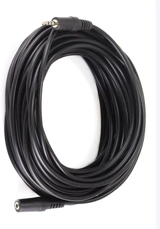 Alt view image 2 of 5 - ? 50 Feet Professional Quality Nickel Plated 3.5 mm Male/Female Stereo Audio Extension Cable