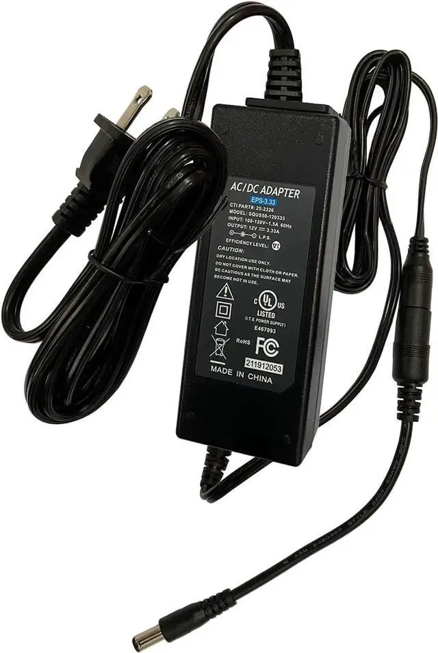 Main image of UpBright 12V AC Adapter Compatible with Arcade1up Game Machine Arcade 1up ALL Riser Cocktail Table RYJ0136PAU0 RYJ0136PAU1 RYJ0136PAU2 RYJ0136PAU3 RYJ0136PAU4 RYJ0136PAU5 BIton BI36-120300-U2 3A Power