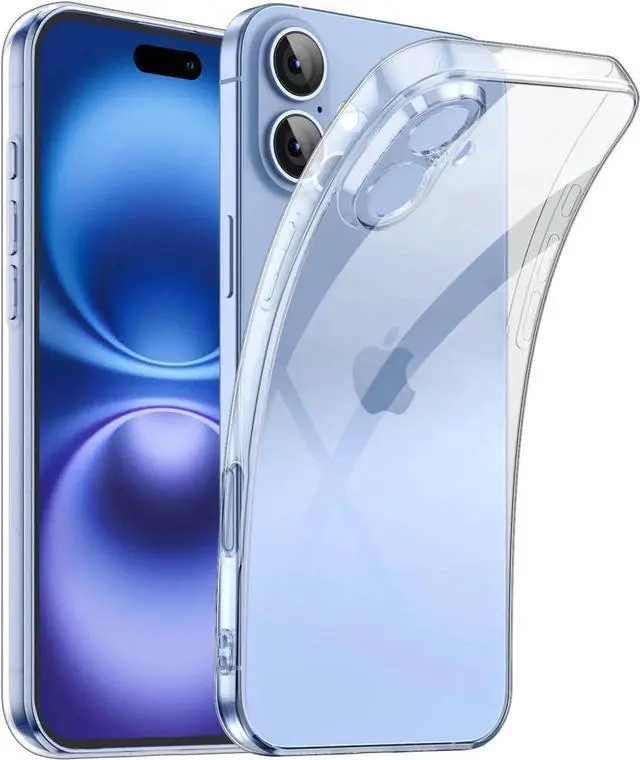 Alt view image 3 of 7 - Shamos Clear TPU Case for iPhone 17 with Camera Protection Ultra Slim Shockproof Anti-Yellowing Scratch-Resistant Wireless Charging Compatible Enhanced Grip (for iPhone 17)