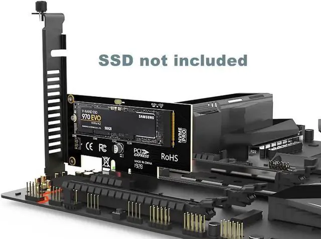 Alt view image 4 of 7 - JAENFONG JEYI SK4 Pro M.2 NVMe SSD NGFF to PCIE X4 Adapter M Key Interface Card Suppor PCI Express 3.0 x4 2230-2280 Size m.2 Full Speed