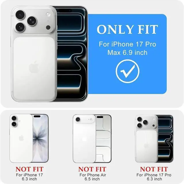 Alt view image 7 of 7 - for iPhone 17 Pro Max Case Curly Wavy Frame Hard Translucent Matte Clear Back Cover for Women Men Compatible with Magsafe TPU Bumper Shockproof Phone Case for iPhone 17 Pro Max Stone