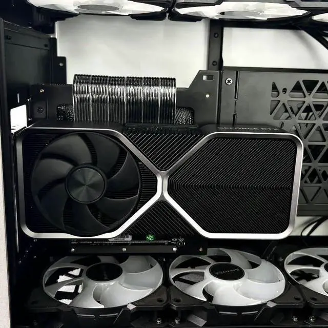 Alt view image 5 of 7 - JAENFONG ADT-Link PCIe 4.0x16 Graphics Card Extension Cable Dual Reverse Full Speed Stable Compatible for ITX A4 Chassis (M33JK-TU, 17.5cm)