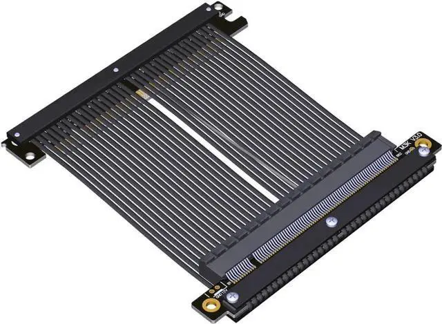 Main image of JAENFONG ADT-Link PCIe 4.0x16 Graphics Card Extension Cable Dual Reverse Full Speed Stable Compatible for ITX A4 Chassis (M33JK-TU, 18cm)