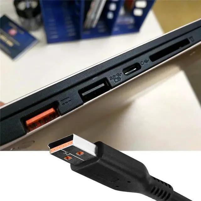 Alt view image 3 of 6 - JAENFONG 65W 20V 3.25A AC Charger for Yoga 700 700-11ISK 700-14ISK, Yoga 900 900-13ISK 900-13ISK2 Yoga 4 Pro 80MK 80UE 80QD 80QE Model Laptop Power Supply Adapter Cord