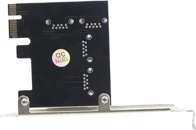 Alt view image 5 of 5 - JAENFONG PCI-E 1x to 16x Riser Card PCI-Express 1 to 4 Slot PCIe USB3.0 Splitter 1 to 4 Adapter GPU Riser Card for BTC Bitcoin Miner Mining (PCIE 1 to 4USB Card Black)