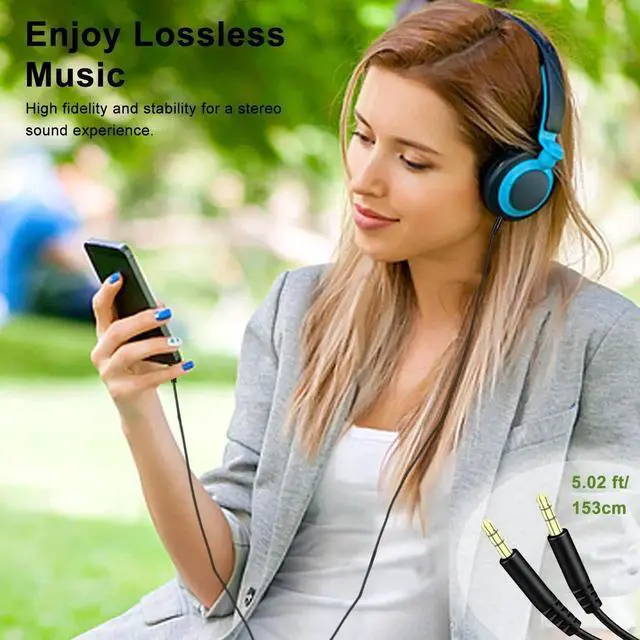 Alt view image 6 of 7 - Beats Replacement Headphone Cord 3.5mm Male to 3.5mm Male Audio Cable Headset Aux Cable Wire Compatible with Beats Solo2 Solo3 Studio3 Wireless Sony WH-1000XM4 WH-1000XM5 WH-CH720N Headphones (No Mic)