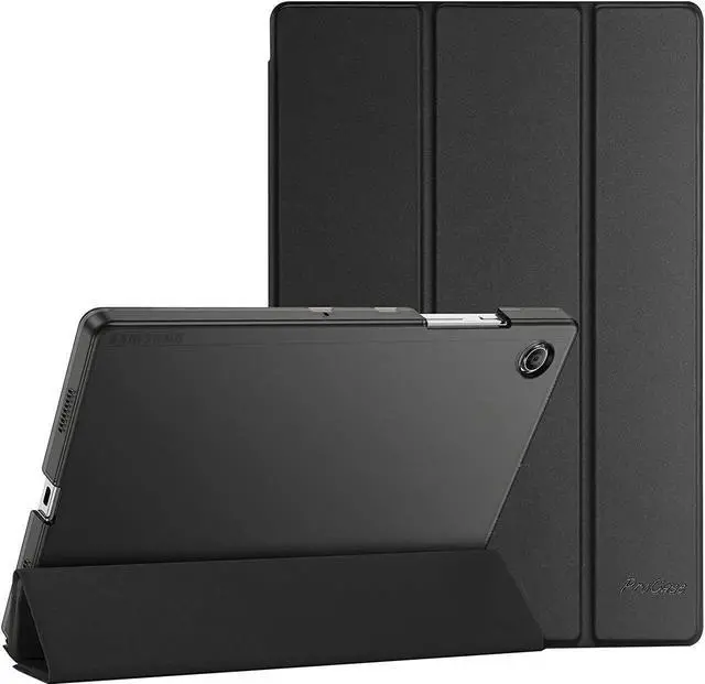 Main image of Smart Case for Galaxy Tab A8 10.5 Slim Stand Hard Back Shell Protective Smart Cover Case for Galaxy Tab A8 10.5 Inch 2022 SM-X200 X205 X207 -Black