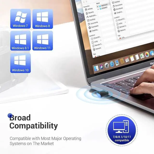Alt view image 4 of 7 - WiFi Adapter for Desktop PC AX900 USB WiFi 6 Adapter with 5GHz/2.4GHz Dual Band WiFi Dongle Wireless WiFi Adapter for Supports Windows 10/11 WiFi 6 USB Adapter for PC/Desktop/Laptop