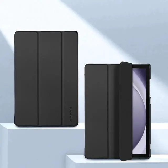 Main image of Case for Galaxy Tab A9+ Plus 11 Inch 2023 (SM-X210/X216/X218) with Screen Protector Foldable Stand Slim Protective Case Auto Screen On/Off Black