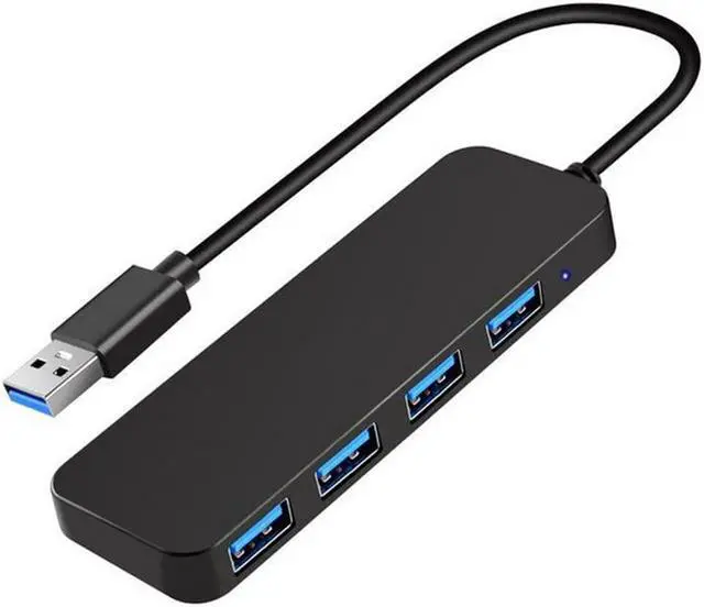 Main image of USB 3.0 Hub,  4-Port USB Hub USB Splitter USB Expander for Laptop, Xbox, Flash Drive, HDD, Console, Printer, Camera,Keyborad, Mouse
