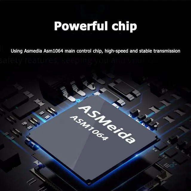 Alt view image 6 of 7 - 4 Port SATA III PCIe Expansion Card 6Gbps SATA 3.0 to PCI-e 1X Controller Card PCI Express Adapter Converter with Bracket