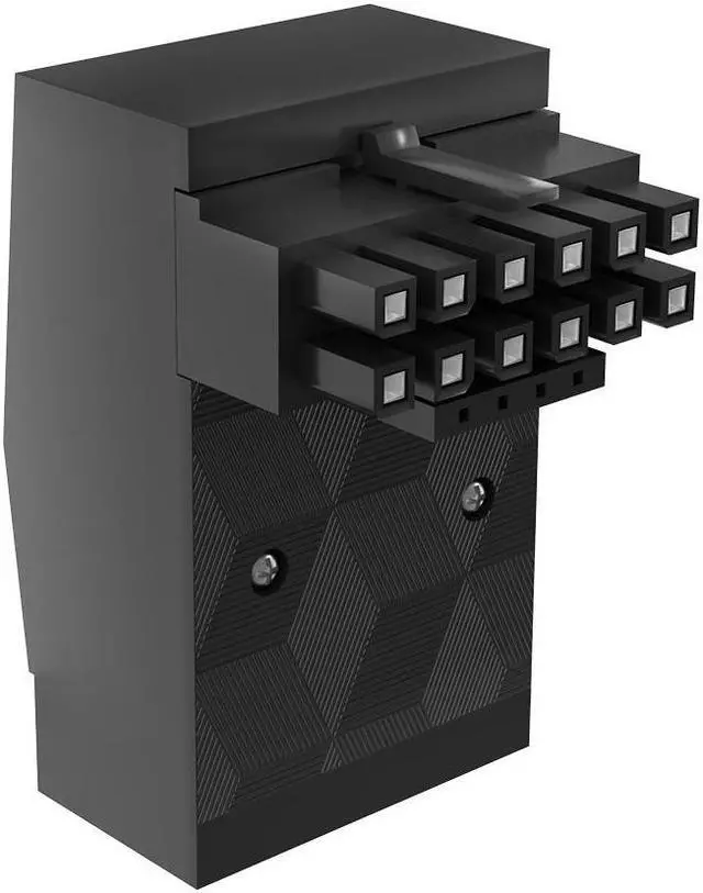 Alt view image 4 of 6 - 12vhpwr 600w 5.0 Graphics Card 12+4Pin Connector 90 Degree Adapter ATX 3.0 16Pin Male To Female Power Supply Adapter Connector