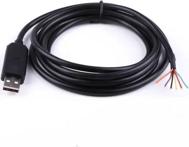 Alt view image 2 of 7 - FTDI TTL-232R-3V3-WE USB to TTL UART Converter Adapter Serial Cable,3.3V,6 Way, Wire End