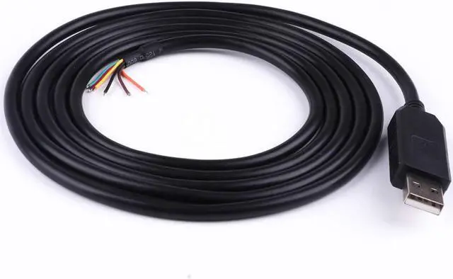 Alt view image 6 of 7 - FTDI TTL-232R-3V3-WE USB to TTL UART Converter Adapter Serial Cable,3.3V,6 Way, Wire End