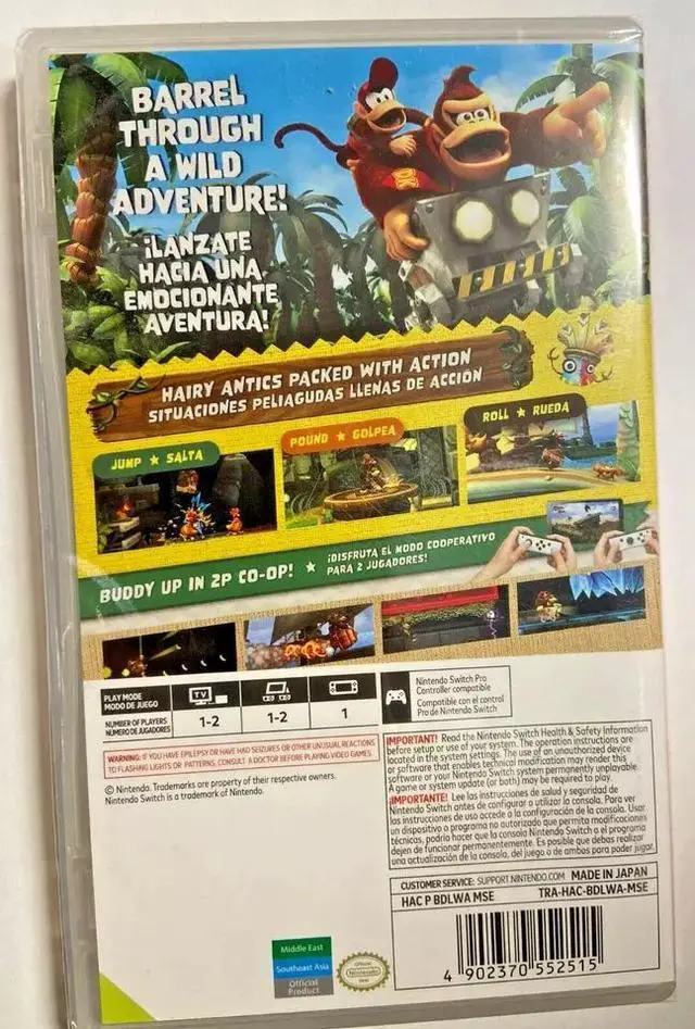 Alt view image 2 of 4 - Donkey Kong Country Returns HD (Multi-Language) Switch Brand New Game