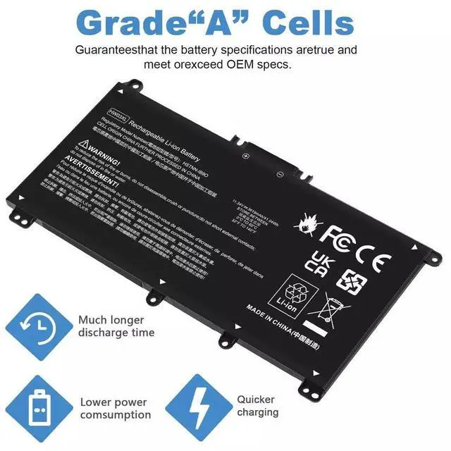 Alt view image 2 of 4 - HW03XL Battery for HP Pavilion 15-EG 15-EH 14-FQ0013DX L96887-541
