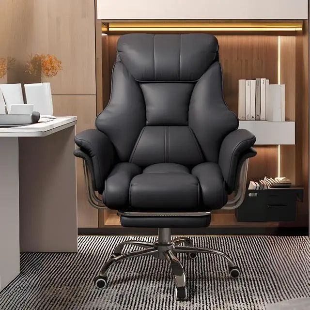 Alt view image 7 of 7 - Baycheer Office Chair, Big and Tall Office Chair with Foot Rest Ergonomic Office Chair Home Office Desk Chairs Tilt Lock Studio Chairs with Back, Back Support Lumbar Support
