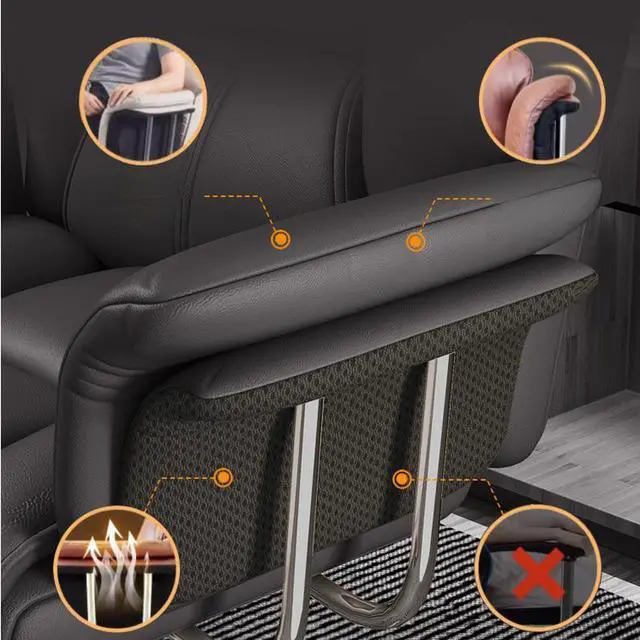 Alt view image 3 of 7 - Baycheer Office Chair, Big and Tall Office Chair with Foot Rest Ergonomic Office Chair Home Office Desk Chairs Tilt Lock Studio Chairs with Back, Back Support Lumbar Support