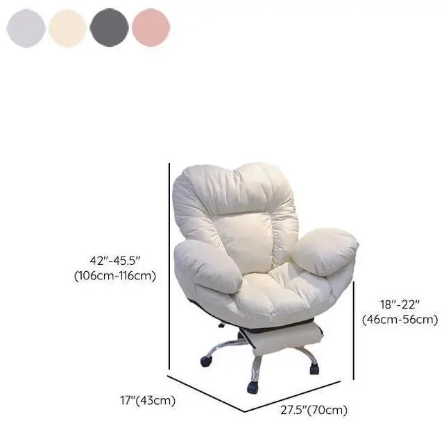 Alt view image 2 of 7 - Baycheer Office Chair with Footrest, Ergonomic Office Chair Big and Soft Gaming Chair Leather High Back Executive Office Chair for Working Gaming with Adjustable Back Angle