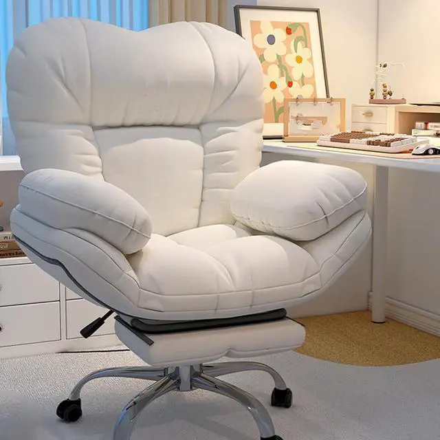 Alt view image 3 of 7 - Baycheer Office Chair with Footrest, Ergonomic Office Chair Big and Soft Gaming Chair Leather High Back Executive Office Chair for Working Gaming with Adjustable Back Angle