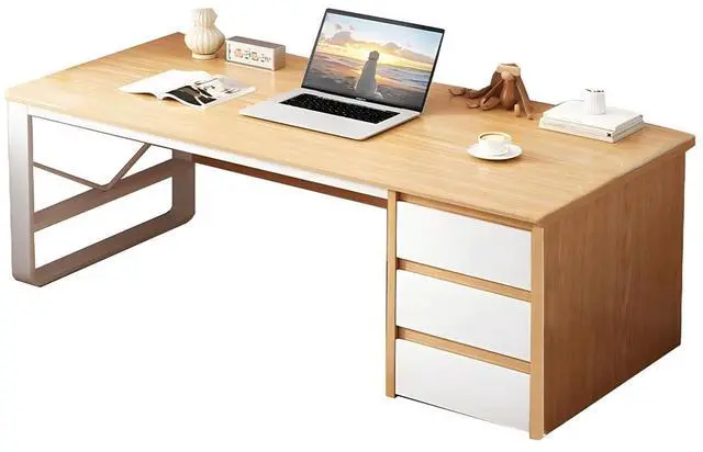 Main image of Baycheer 47 Inch Computer Gaming Desk with 3 Drawers Home Office Computer Workstation Modern Executive Desks, Teens Writing Study Table Laptop Desk for Bedroom, Study